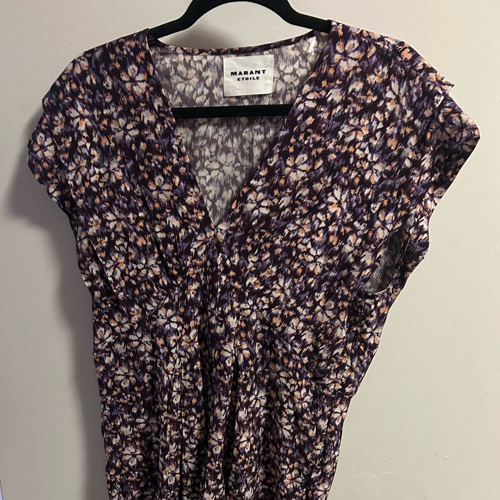 Isabel Marant Étoile Epolia Printed Crepe Dress. Excellent condition